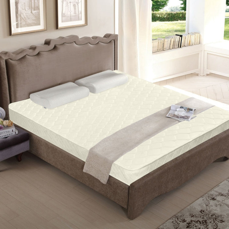 [JPN Warehouse] Spring Double Bed, Size: 120x195x18cm