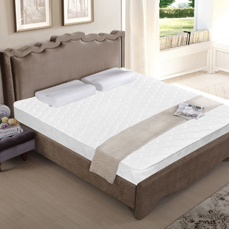 [JPN Warehouse] Spring Double Bed, Size: 120x195x18cm
