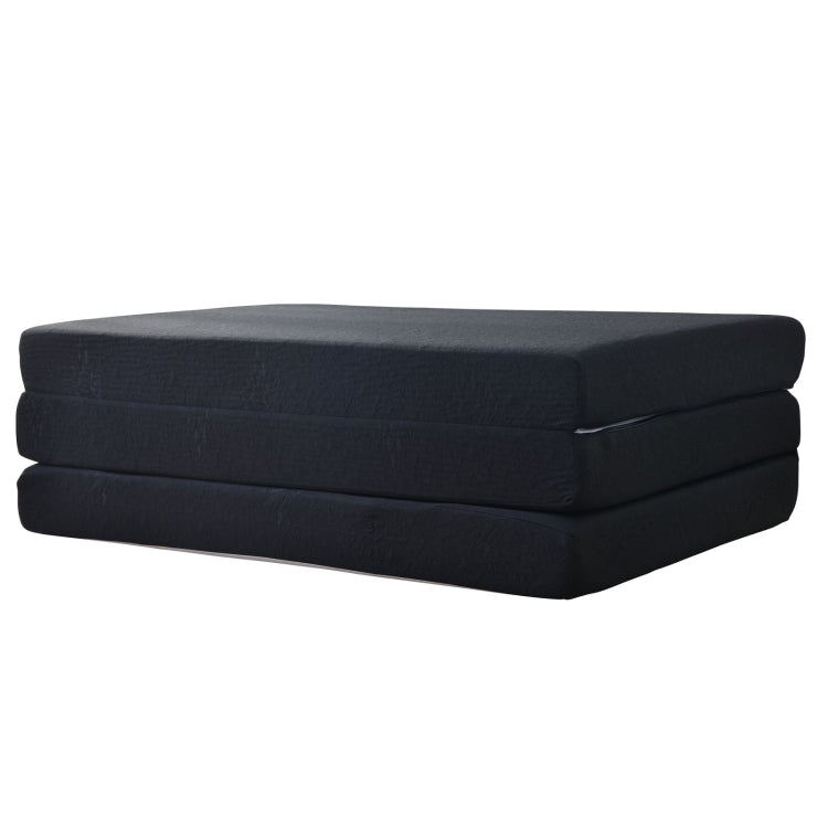 [JPN Warehouse] Three-Fold Highly Flexible Single Mattress, Size: 195x120x10cm