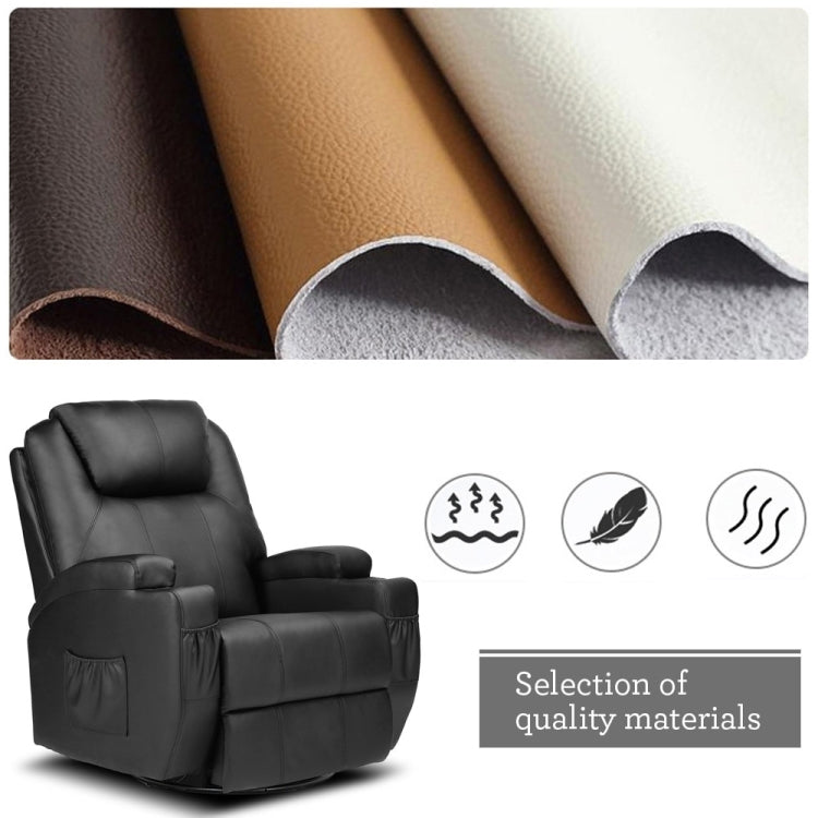 [US Warehouse] Full Body Recliner Chairs Leather Massage Chairs, Size: 35.8x35.8x43.2 inch