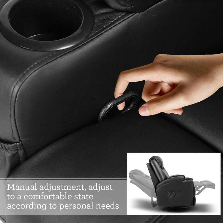 [US Warehouse] Full Body Recliner Chairs Leather Massage Chairs, Size: 35.8x35.8x43.2 inch