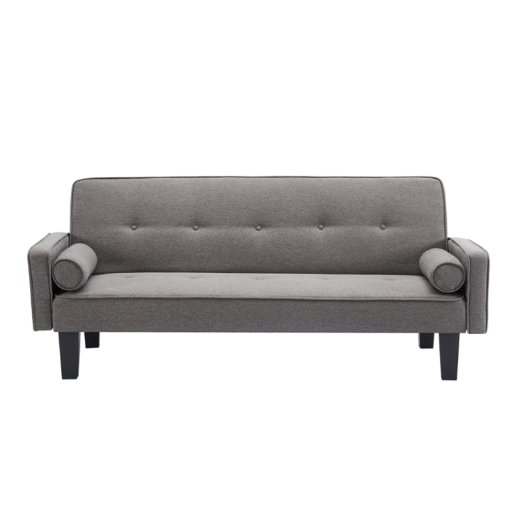 [US Warehouse] Linen Fabric Modern Convertible Sofa Bed with Removable Armrests, Size: 71.65x29.92x30.71 inch