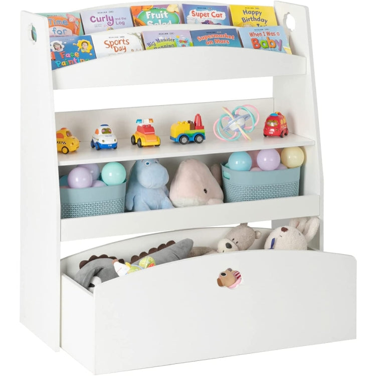 [US Warehouse] Kids Toy Book Organizer Cabinet Unit, Size: 30.3x11.8x34.3 inch