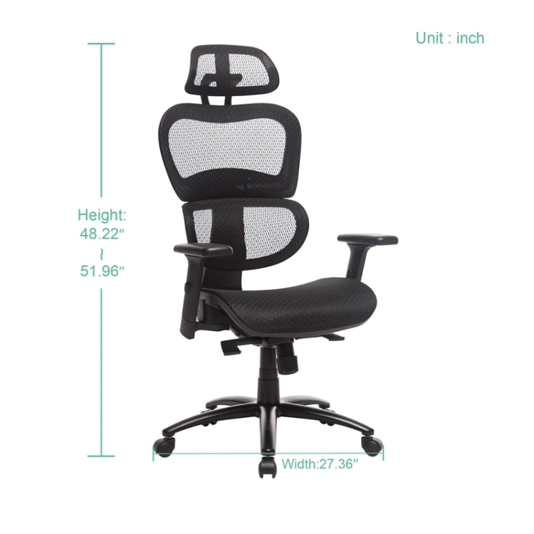 [US Warehouse] Ergonomic Office Chairs with Adjustable Headrest & Armrest