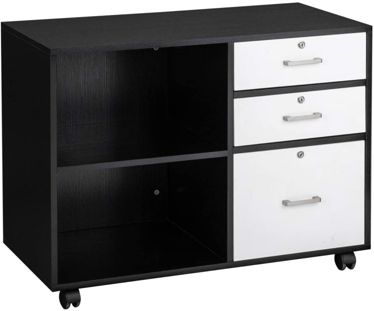 [US Warehouse] Wood Office File Cabinet, Size: 35.5x15.7x26 inch