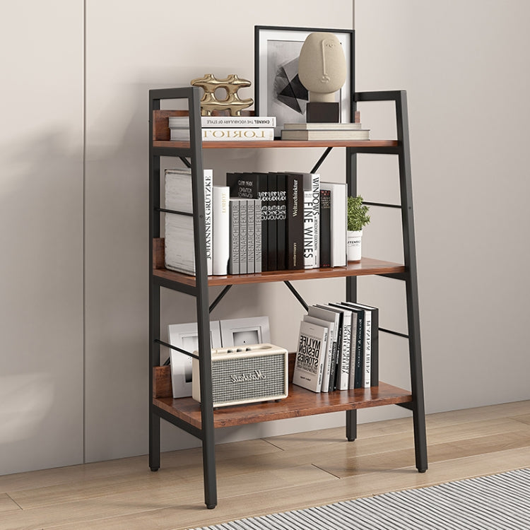 [US Warehouse] H Ladder 3-Tier MDF Bookshelf, Size: 37.2 x 23.62 x 13.58 inch