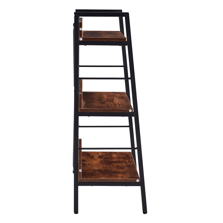 [US Warehouse] H Ladder 3-Tier MDF Bookshelf, Size: 37.2 x 23.62 x 13.58 inch