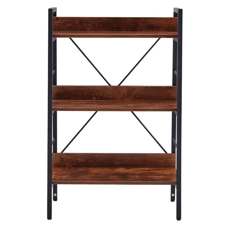 [US Warehouse] H Ladder 3-Tier MDF Bookshelf, Size: 37.2 x 23.62 x 13.58 inch