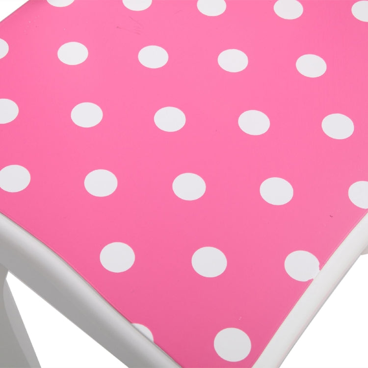 [US Warehouse] Children Dressing Table with Tri-fold Mirror Single-drawing Curved Feet