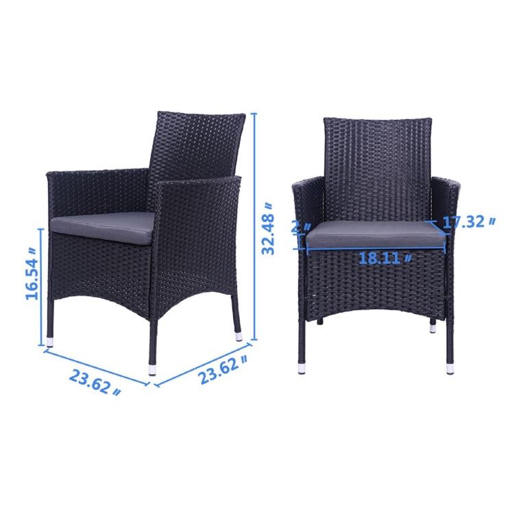 [US Warehouse] 2 PCS Living Room Furniture Single Backrest Chairs