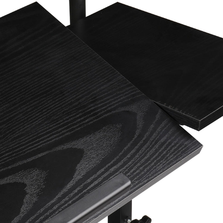[US Warehouse] Dual Desktop Standing Double Tube Lifting Computer Desk, Size: 80x54x70cm