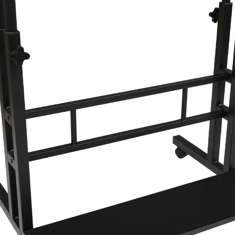[US Warehouse] Dual Desktop Standing Double Tube Lifting Computer Desk, Size: 80x54x70cm