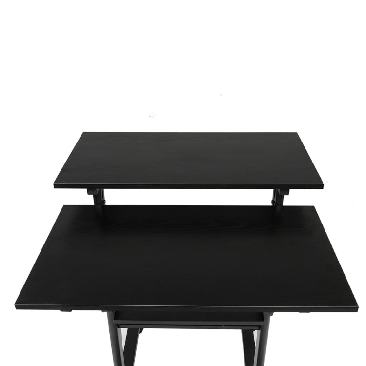 [US Warehouse] Three Desktop Standing Single Tube Lifting Computer Desk, Size: 70x70x65.5cm