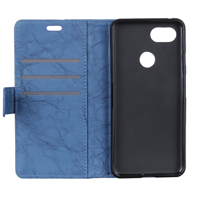 Copper Buckle Retro Crazy Horse Texture Horizontal Flip Leather Case for Google Pixel 3 XL, with Holder & Card Slots & Wallet