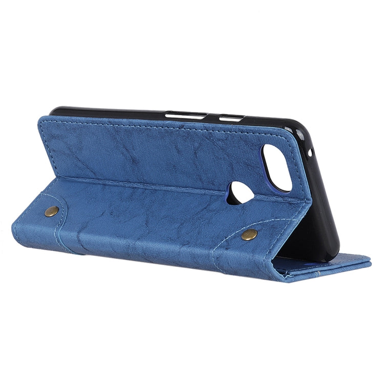Copper Buckle Retro Crazy Horse Texture Horizontal Flip Leather Case for Google Pixel 3 XL, with Holder & Card Slots & Wallet