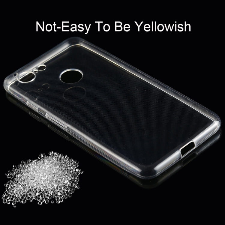 50 PCS 0.75mm Ultrathin Transparent TPU Soft Protective Case for Google Pixel 3 XL