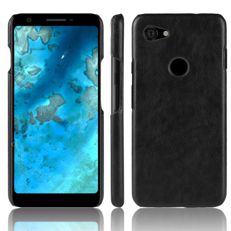 Shockproof Litchi Texture PC + PU Case for Google Pixel 3 lite