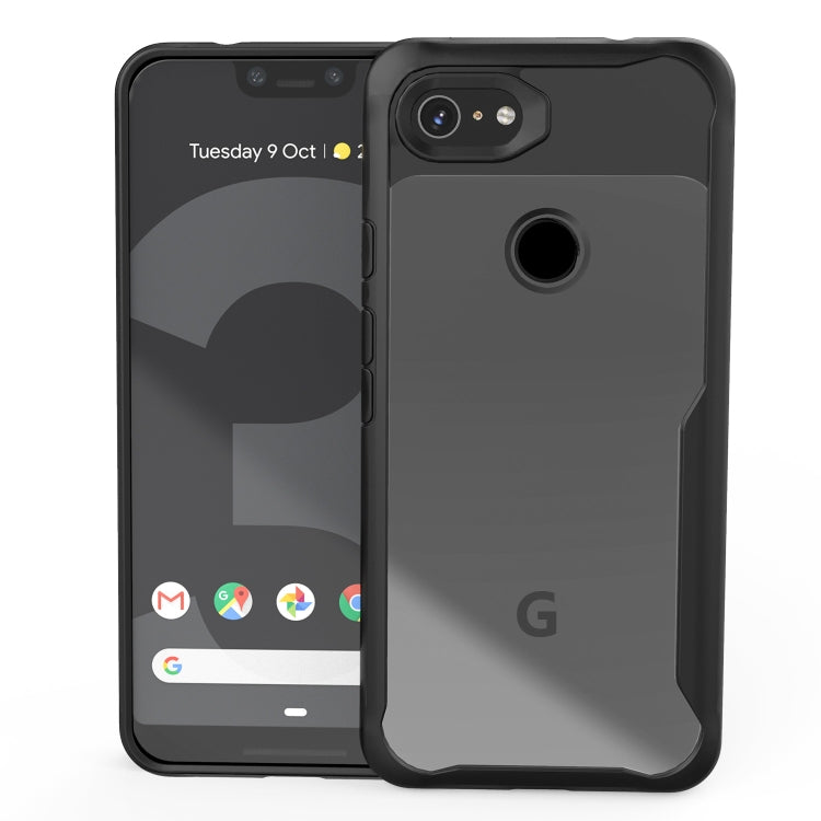 Transparent PC + TPU Full Coverage Shockproof Protective Case for Google Pixel 3a XL