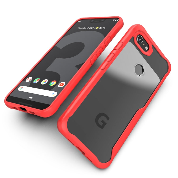 Transparent PC + TPU Full Coverage Shockproof Protective Case for Google Pixel 3a XL