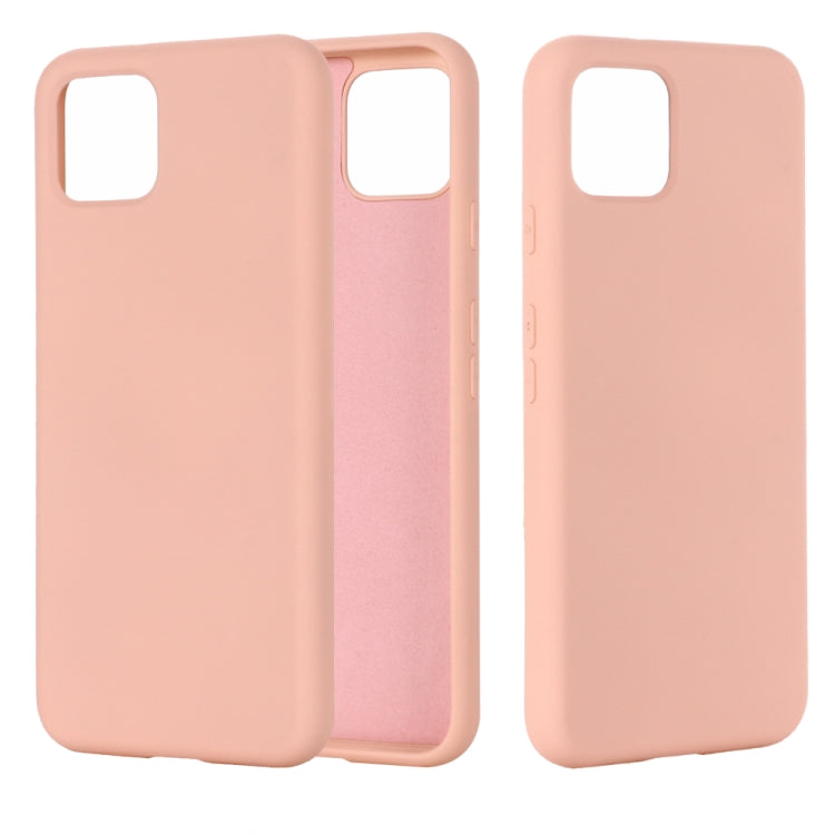 Solid Color Liquid Silicone Shockproof Full Coverage Case for Google Pixel 4