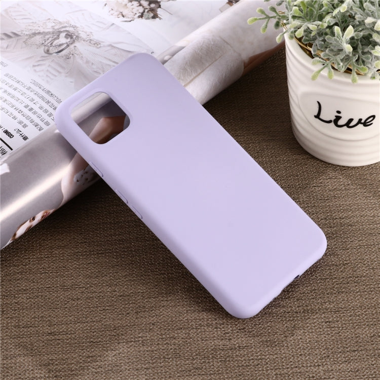 Solid Color Liquid Silicone Shockproof Full Coverage Case for Google Pixel 4