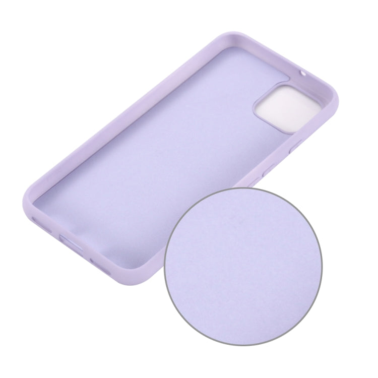 Solid Color Liquid Silicone Shockproof Full Coverage Case for Google Pixel 4