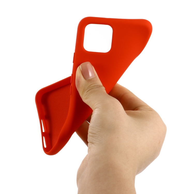 Solid Color Liquid Silicone Shockproof Full Coverage Case for Google Pixel 4