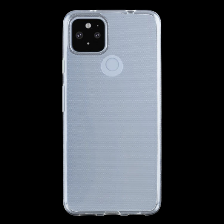 For Google Pixel 5A 5G 0.75mm Ultra-thin Transparent TPU Soft Protective Case(Transparent)