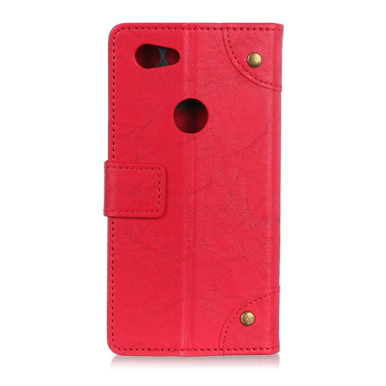 Copper Buckle Retro Crazy Horse Texture Horizontal Flip Leather Case for Google Pixel 3 Lite XL / Pixel 3A XL, with Holder & Card Slots & Wallet