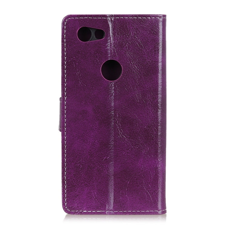 Retro Crazy Horse Texture Horizontal Flip Leather Case for Google Pixel 3 Lite XL / Pixel 3A XL, with Holder & Card Slots & Photo Frame