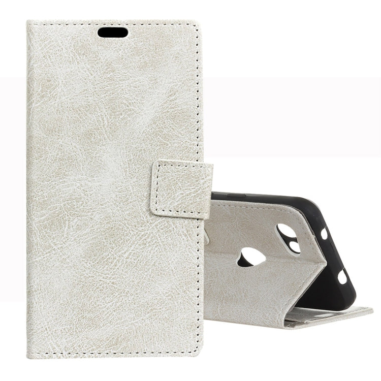 Retro Crazy Horse Texture Horizontal Flip Leather Case for Google Pixel 3 Lite XL / Pixel 3A XL, with Holder & Card Slots & Photo Frame