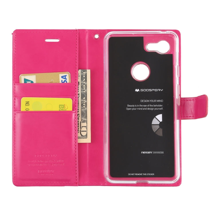 GOOSPERY BLUE MOON DIARY Crazy Horse Texture Horizontal Flip Leather Case for Google Pixel 3 XL, with Holder & Card Slots & Wallet