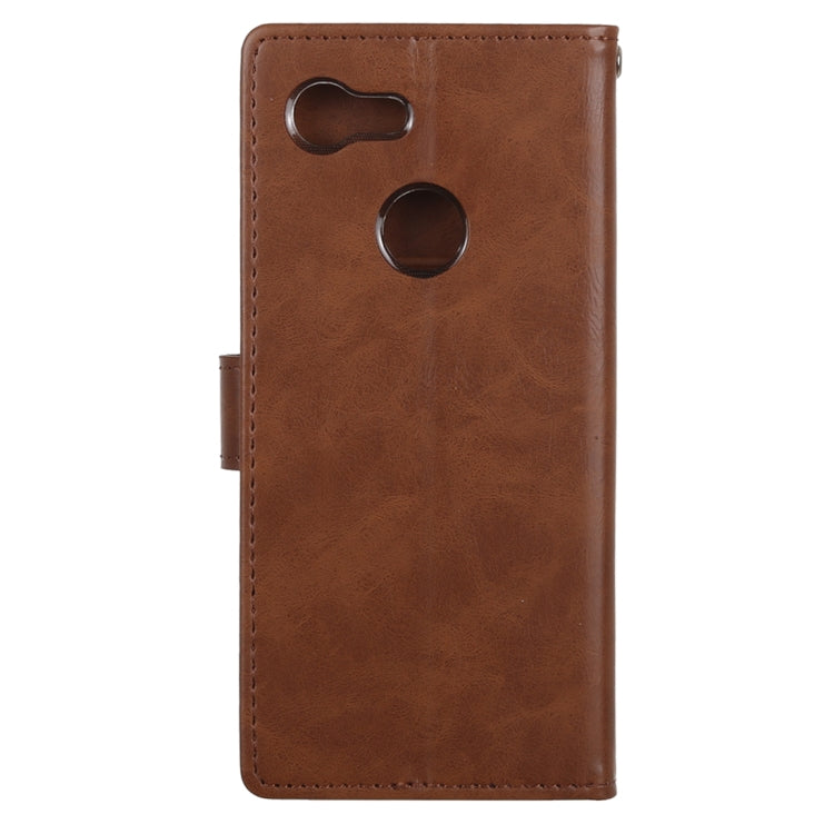 GOOSPERY BLUE MOON DIARY Crazy Horse Texture Horizontal Flip Leather Case for Google Pixel 3 XL, with Holder & Card Slots & Wallet