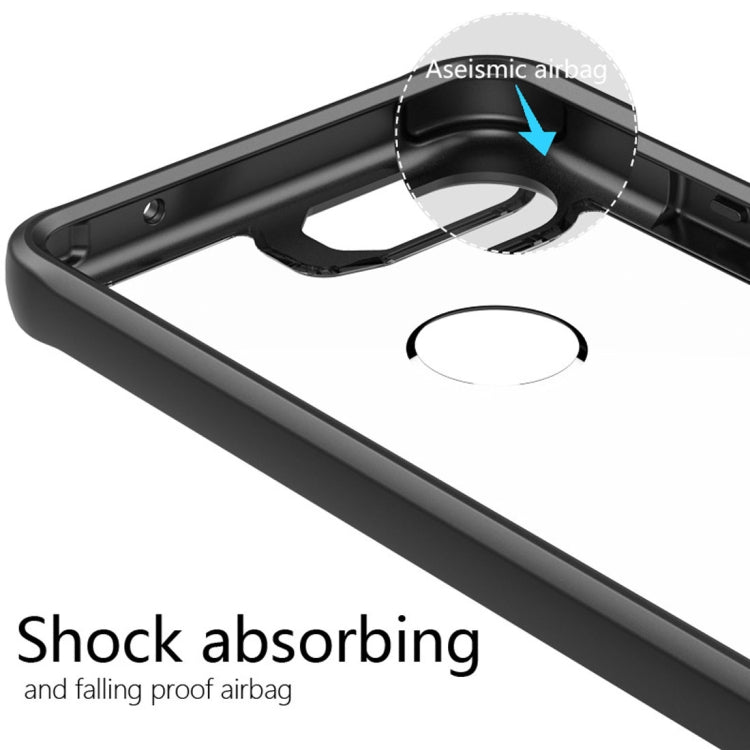 For Google Pixel 2 Transparent PC + TPU Full Coverage Shockproof Protective Back Case