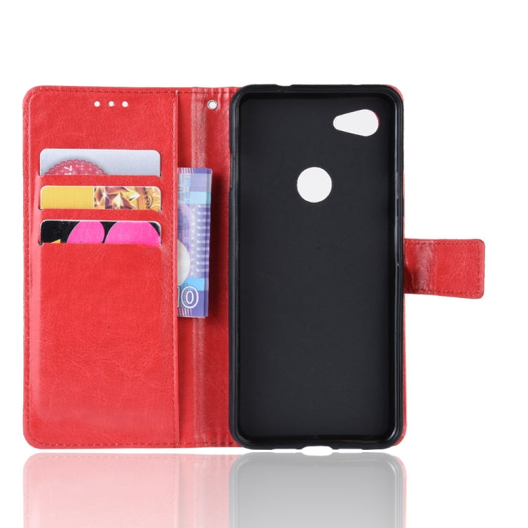Retro Crazy Horse Texture Horizontal Flip Leather Case for Google Pixel 3 lite, with Holder & Card Slots & Photo Frame