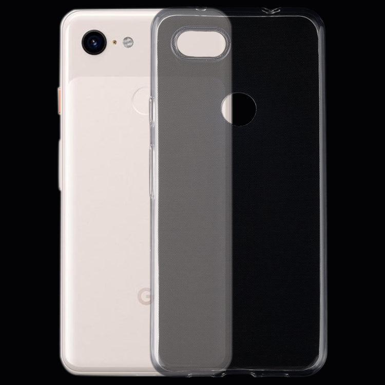 0.75mm Ultrathin Transparent TPU Soft Protective Case for Google Pixel 3 Lite / Pixel 3A