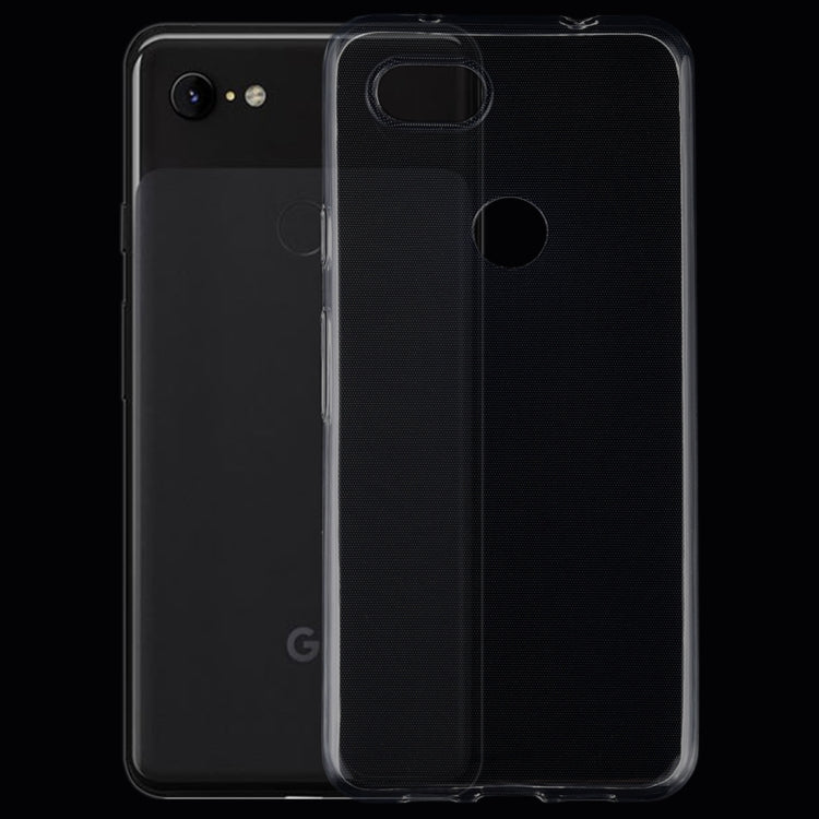 0.75mm Ultrathin Transparent TPU Soft Protective Case for Google Pixel 3 Lite XL