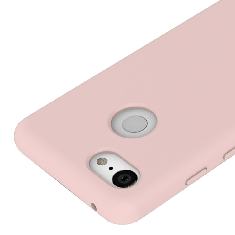 Solid Color Liquid Silicone Dropproof Protective Case for Google Pixel 3
