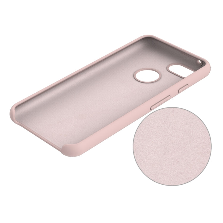 Solid Color Liquid Silicone Dropproof Protective Case for Google Pixel 3