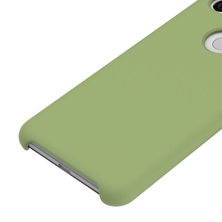 Solid Color Liquid Silicone Dropproof Protective Case for Google Pixel 3