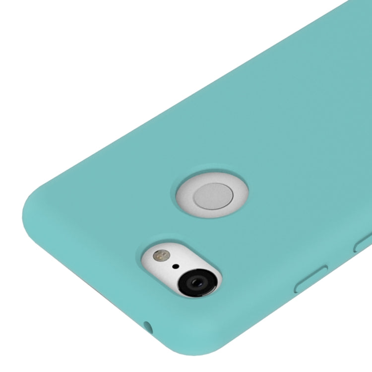 Solid Color Liquid Silicone Dropproof Protective Case for Google Pixel 3
