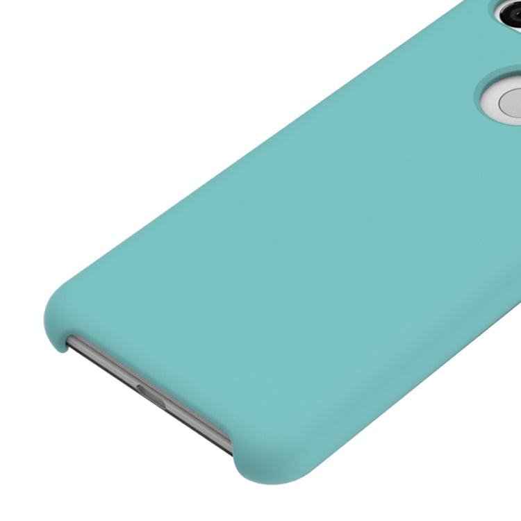 Solid Color Liquid Silicone Dropproof Protective Case for Google Pixel 3