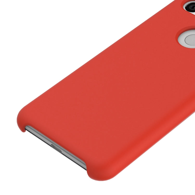 Solid Color Liquid Silicone Dropproof Protective Case for Google Pixel 3