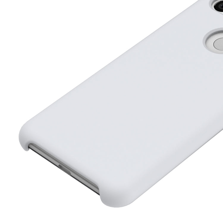 Solid Color Liquid Silicone Dropproof Protective Case for Google Pixel 3