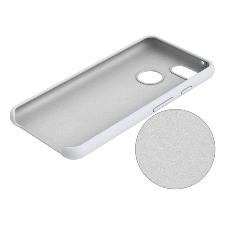 Solid Color Liquid Silicone Dropproof Protective Case for Google Pixel 3