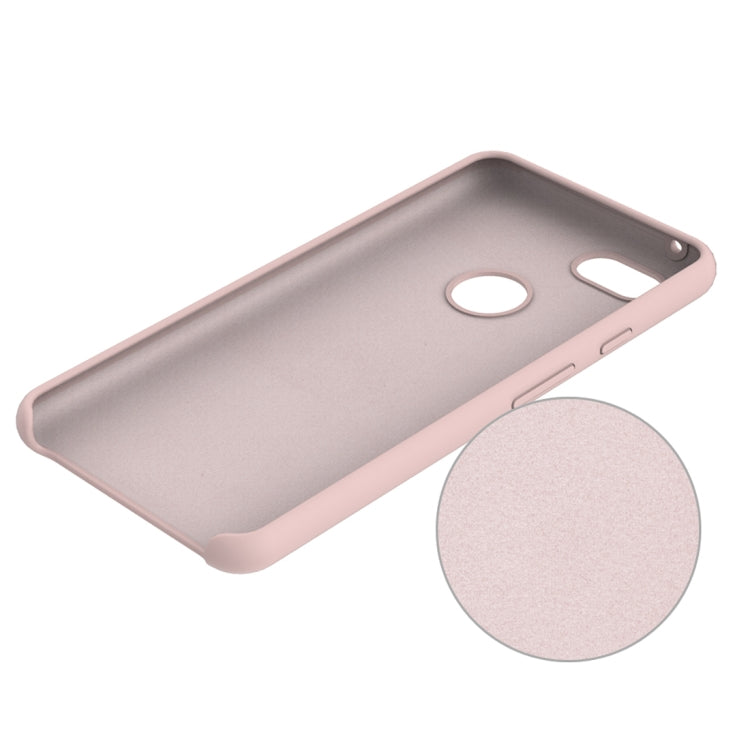 Solid Color Liquid Silicone Dropproof Protective Case for Google Pixel 3 XL