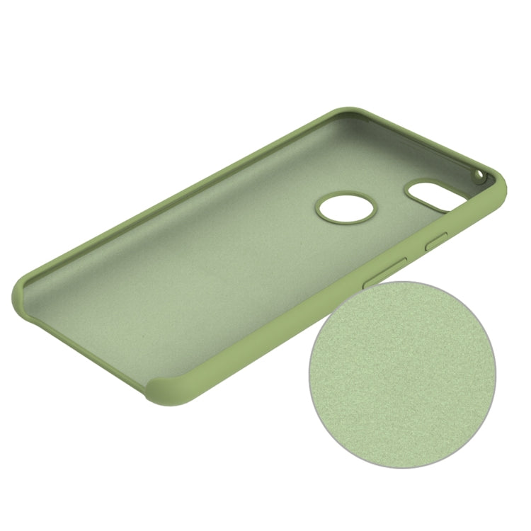 Solid Color Liquid Silicone Dropproof Protective Case for Google Pixel 3 XL