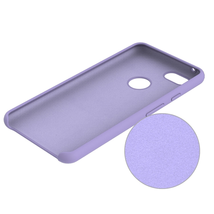 Solid Color Liquid Silicone Dropproof Protective Case for Google Pixel 3 XL