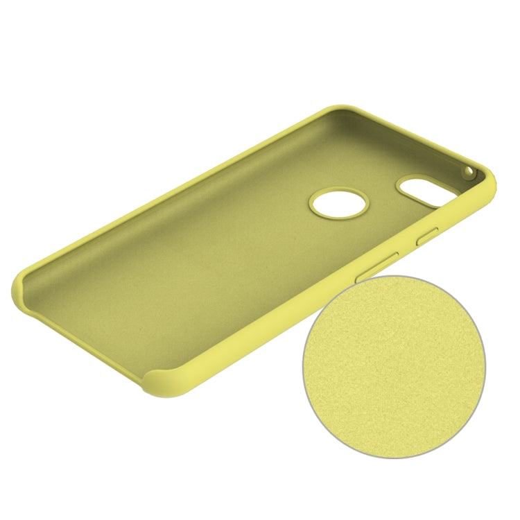 Solid Color Liquid Silicone Dropproof Protective Case for Google Pixel 3 XL