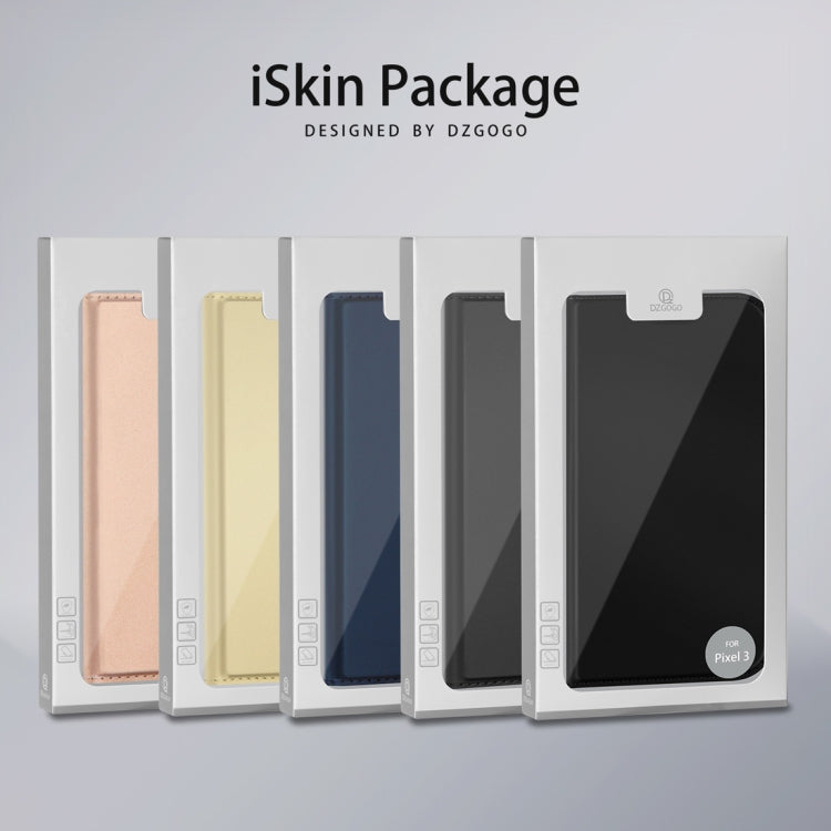 DZGOGO ISKIN Series Slight Frosted PU + TPU  Case for Google Pixel 3